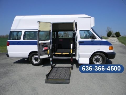 Bright White 2000 Dodge Ram Van 3500 Passenger Wheelchair Access Bright White 2000 Dodge Ram Van 3500 Passenger Wheelchair Access