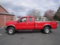 Ford F250 Super Duty XLT SuperCab 4x4 Red photo #1