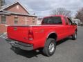 Ford F250 Super Duty XLT SuperCab 4x4 Red photo #9