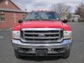 Ford F250 Super Duty XLT SuperCab 4x4 Red photo #14