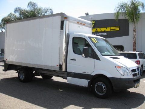 Arctic White 2007 Dodge Sprinter Van 3500 Moving Truck