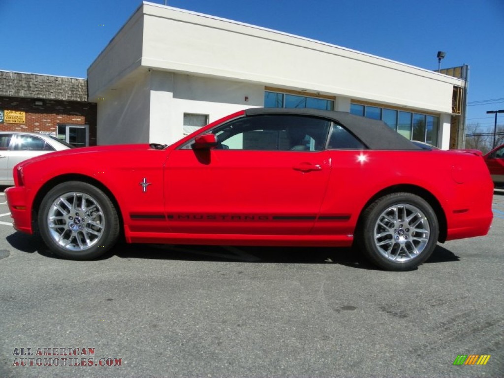 2013 Mustang V6 Premium Convertible - Race Red / Charcoal Black photo ...