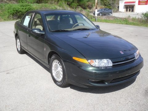 Green 2001 Saturn L Series L300 Sedan
