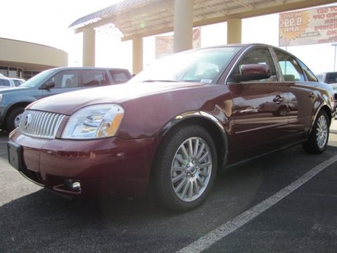Merlot Metallic 2005 Mercury Montego Premier Merlot Metallic 2005 Mercury Montego Premier