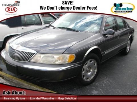 Midnight Grey Metallic 1999 Lincoln Continental 