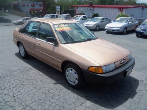Tucson Bronze Metallic 1994 Ford Escort LX Sedan Tucson Bronze Metallic 1994 Ford Escort LX Sedan