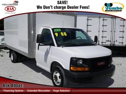 Summit White 2005 GMC Savana Cutaway 3500 Commercial Moving Truck Summit White 2005 GMC Savana Cutaway 3500 Commercial Moving Truck