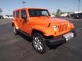 Jeep Wrangler Unlimited Sahara 4x4 Crush Orange photo #3