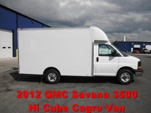 Summit White 2012 GMC Savana Cutaway 3500 Commercial Moving Truck Summit White 2012 GMC Savana Cutaway 3500 Commercial Moving Truck