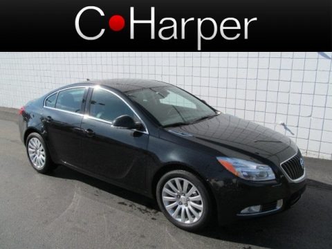 Carbon Black Metallic 2012 Buick Regal 