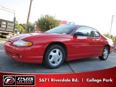 Bright Red 2002 Chevrolet Monte Carlo SS Bright Red 2002 Chevrolet Monte Carlo SS
