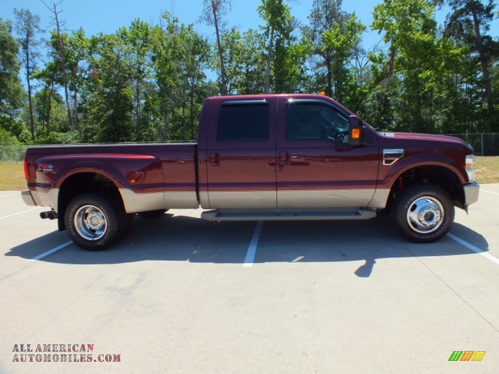2010 Ford F350 Super Duty King Ranch Crew Cab 4x4 Dually in Royal Red