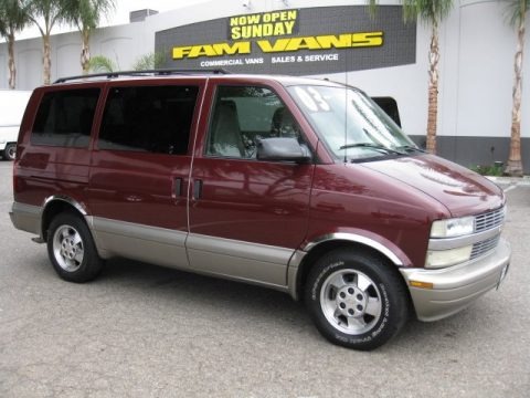 Dark Carmine Red Metallic 2003 Chevrolet Astro LS