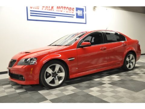 Liquid Red 2009 Pontiac G8 GT