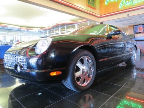 Evening Black 2002 Ford Thunderbird Premium Roadster Evening Black 2002 Ford Thunderbird Premium Roadster