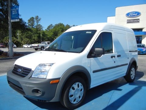 Frozen White 2012 Ford Transit Connect XL Van