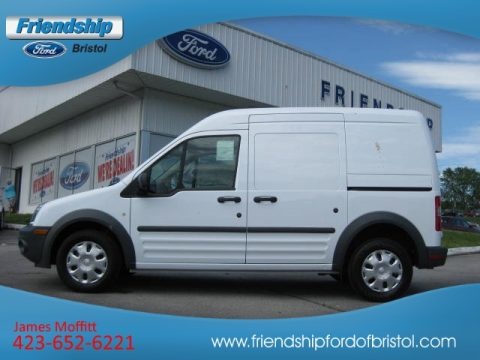 Frozen White 2012 Ford Transit Connect XL Van