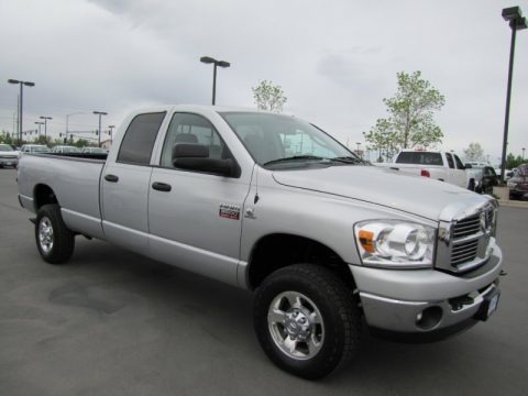 Bright Silver Metallic 2008 Dodge Ram 3500 SLT Quad Cab 4x4 Bright Silver Metallic 2008 Dodge Ram 3500 SLT Quad Cab 4x4