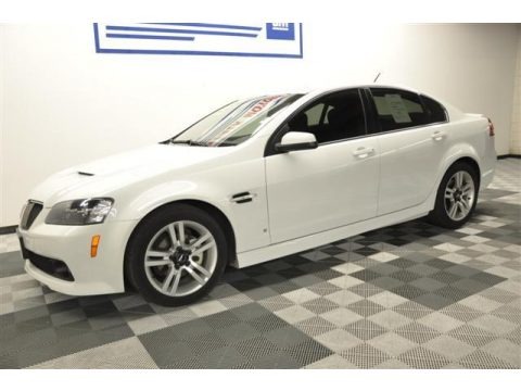White Hot 2009 Pontiac G8 Sedan