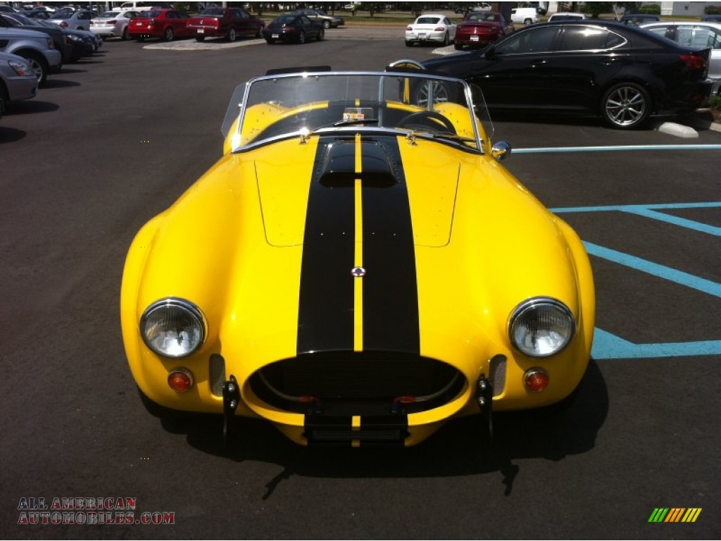 1965 Cobra Superformance Roadster - Yellow / Black photo #4
