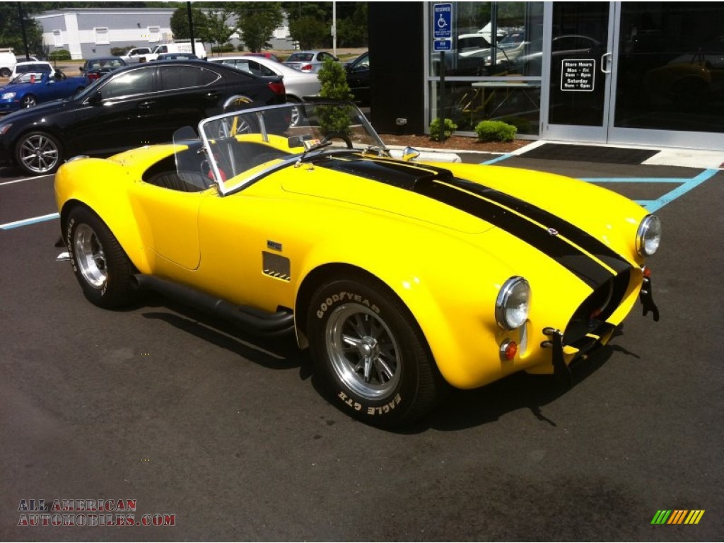 1965 Cobra Superformance Roadster - Yellow / Black photo #5
