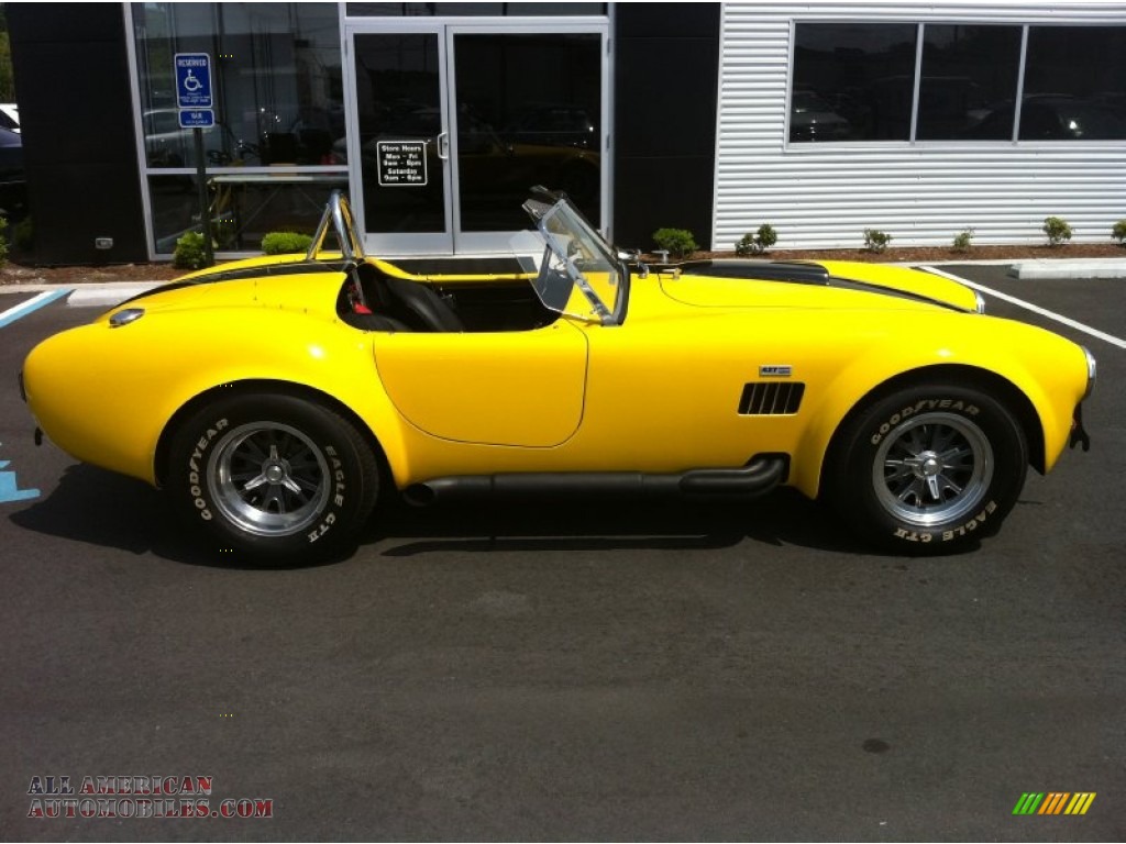 1965 Cobra Superformance Roadster - Yellow / Black photo #7