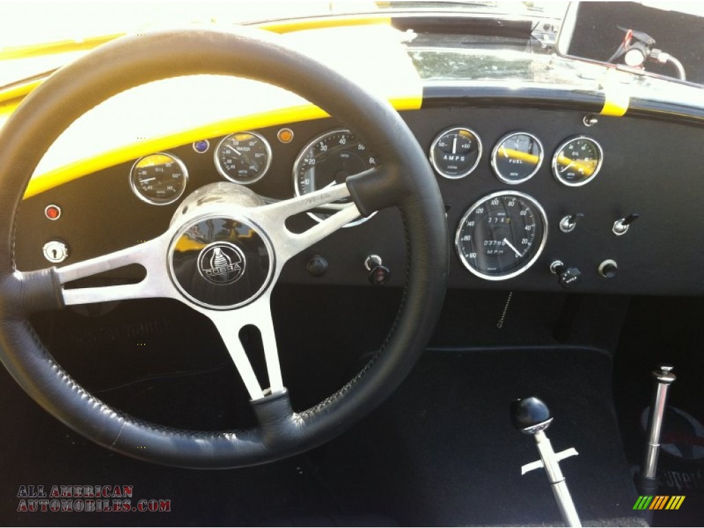 1965 Cobra Superformance Roadster - Yellow / Black photo #15