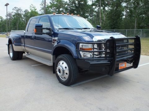 Dark Blue Pearl Metallic 2008 Ford F450 Super Duty King Ranch Crew Cab 4x4 Dually Dark Blue Pearl Metallic 2008 Ford F450 Super Duty King Ranch Crew Cab 4x4 Dually