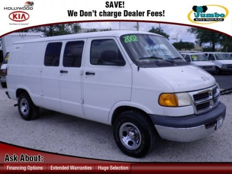 Bright White 2002 Dodge Ram Van 1500 Cargo Bright White 2002 Dodge Ram Van 1500 Cargo