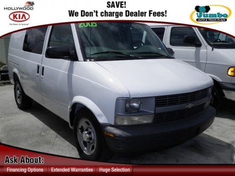Summit White 2005 Chevrolet Astro Cargo Van