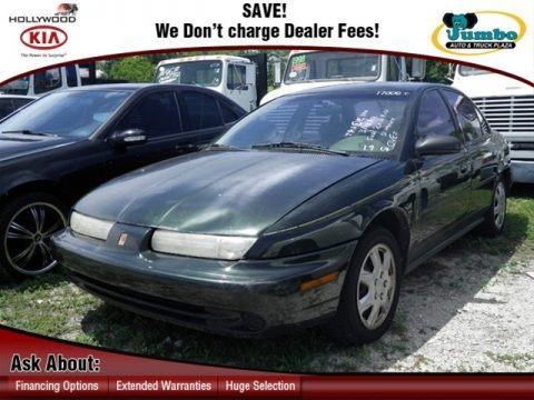Dark Green 1999 Saturn S Series SL2 Sedan Dark Green 1999 Saturn S Series SL2 Sedan