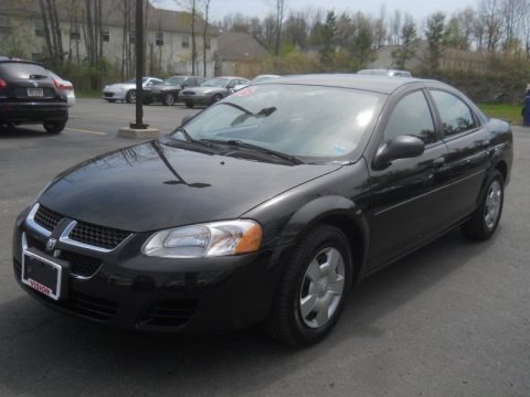 Brilliant Black 2006 Dodge Stratus SXT Sedan