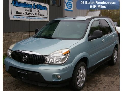 Blue Frost Metallic 2006 Buick Rendezvous CX