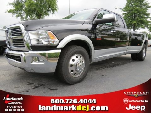 Black 2012 Dodge Ram 3500 HD Laramie Crew Cab Black 2012 Dodge Ram 3500 HD Laramie Crew Cab