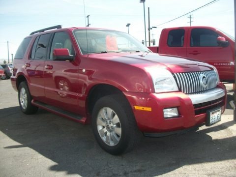 Vivid Red Metallic 2006 Mercury Mountaineer Luxury AWD Vivid Red Metallic 2006 Mercury Mountaineer Luxury AWD