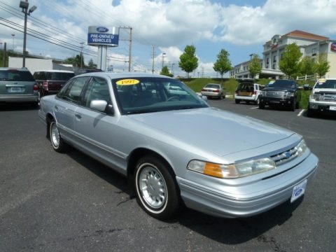 Silver Frost Metallic 1997 Ford Crown Victoria LX Silver Frost Metallic 1997 Ford Crown Victoria LX