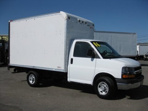 Summit White 2006 Chevrolet Express Cutaway 3500 Commercial Moving Van