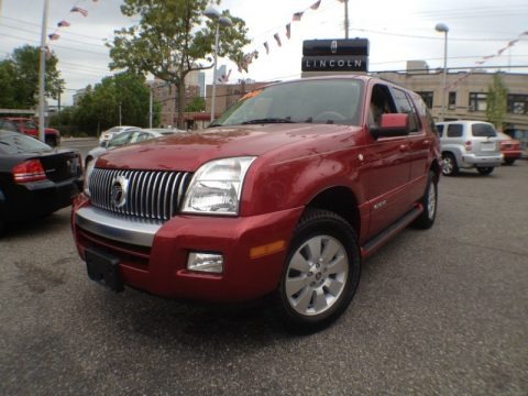 Vivid Red Metallic 2008 Mercury Mountaineer AWD Vivid Red Metallic 2008 Mercury Mountaineer AWD