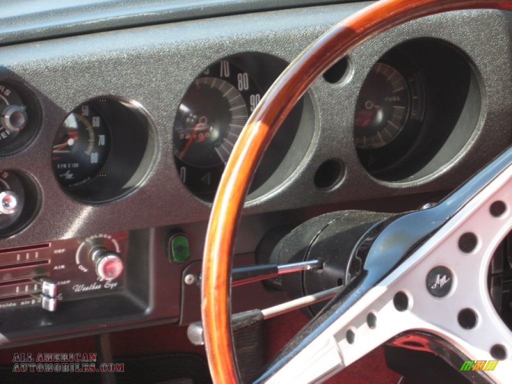 1968 AMX 390 - Turbo Silver Metallic / Red photo #34