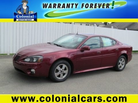 Sport Red Metallic 2005 Pontiac Grand Prix Sedan Sport Red Metallic 2005 Pontiac Grand Prix Sedan