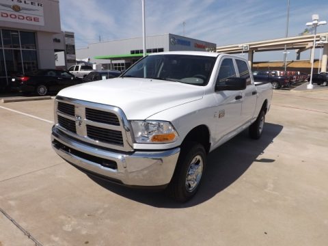 Bright White 2012 Dodge Ram 2500 HD ST Crew Cab 4x4 Bright White 2012 Dodge Ram 2500 HD ST Crew Cab 4x4