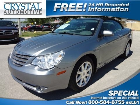 Silver Steel Metallic 2008 Chrysler Sebring Limited Convertible Silver Steel Metallic 2008 Chrysler Sebring Limited Convertible