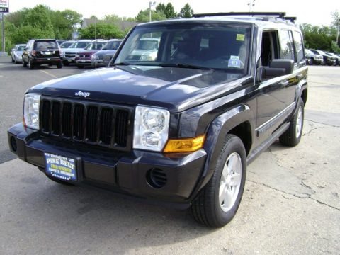 Black 2006 Jeep Commander 4x4