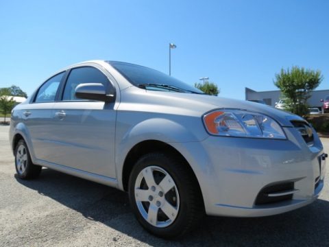 Cosmic Silver 2010 Chevrolet Aveo LT Sedan