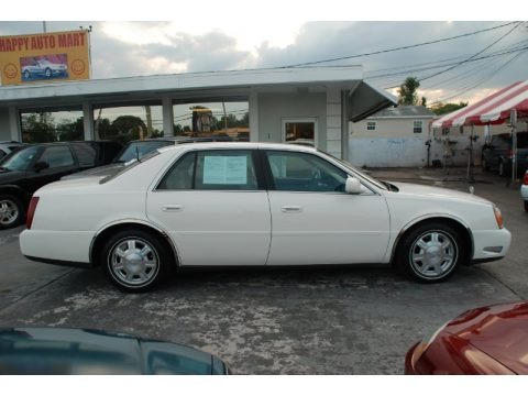 Cotillion Off White 2003 Cadillac DeVille Sedan