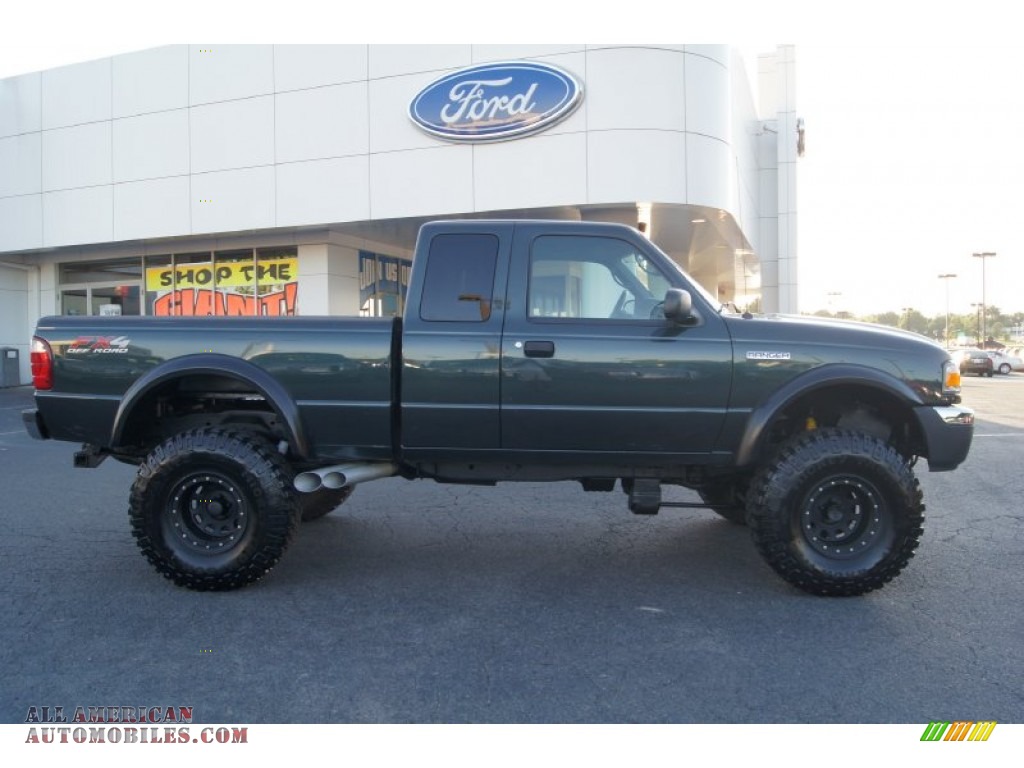 2005 Ford Ranger FX4 OffRoad SuperCab 4x4 in Dark Green Satin Metallic