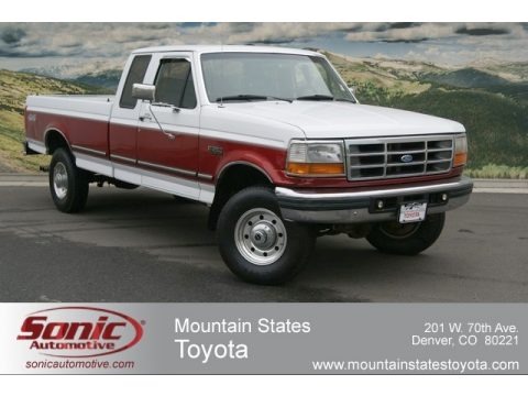Oxford White 1997 Ford F250 XLT Extended Cab 4x4