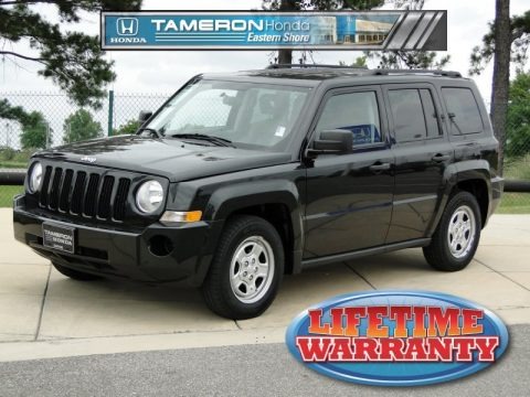 Brilliant Black Crystal Pearl 2009 Jeep Patriot Sport Brilliant Black Crystal Pearl 2009 Jeep Patriot Sport