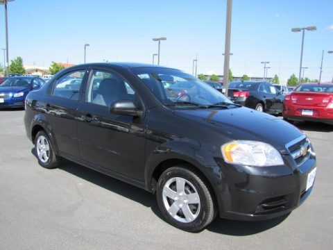 Black Granite 2010 Chevrolet Aveo LT Sedan
