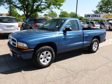 Atlantic Blue Pearl 2004 Dodge Dakota Sport Regular Cab
